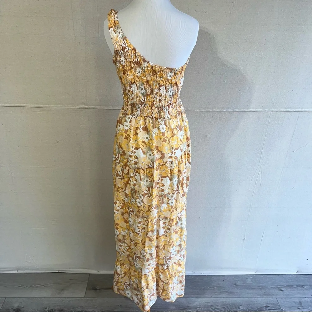 Charlie Holiday Pamela Maxi Dress anthro yellow floral - Picture 7 of 12